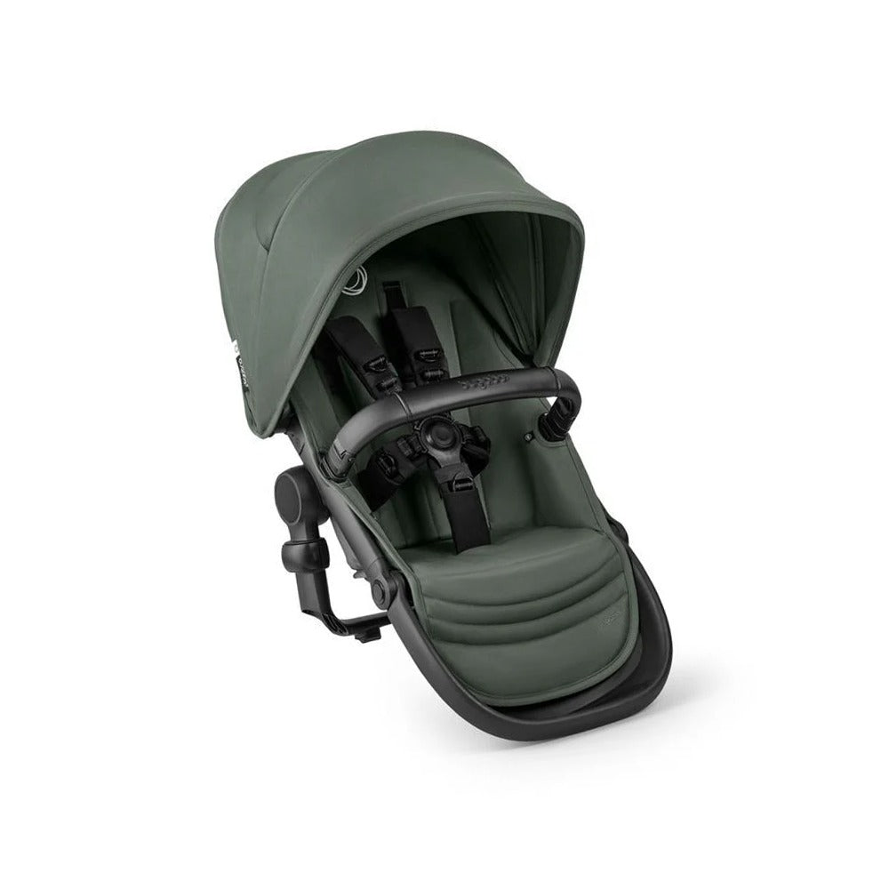 Bugaboo Kangaroo sibling seat front three-quarter view in green