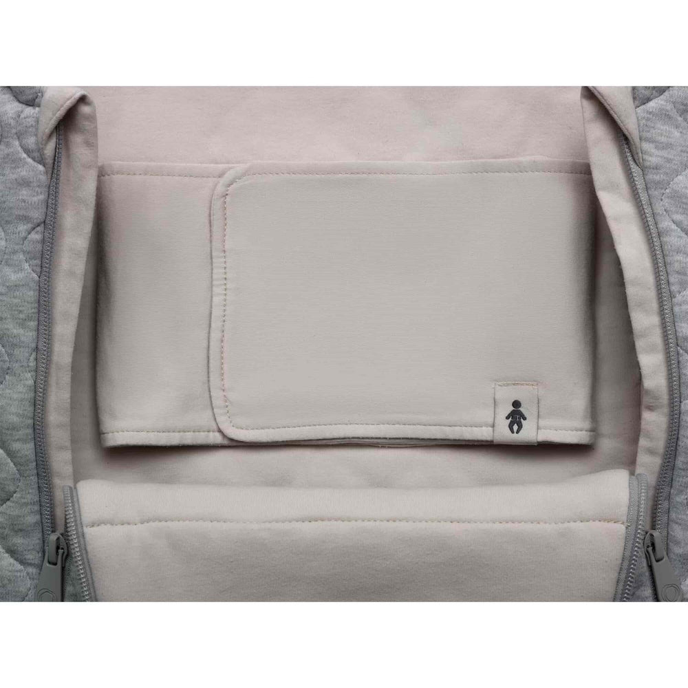 Bugaboo Newborn Inlay Stroller Insert in Light Grey Melange