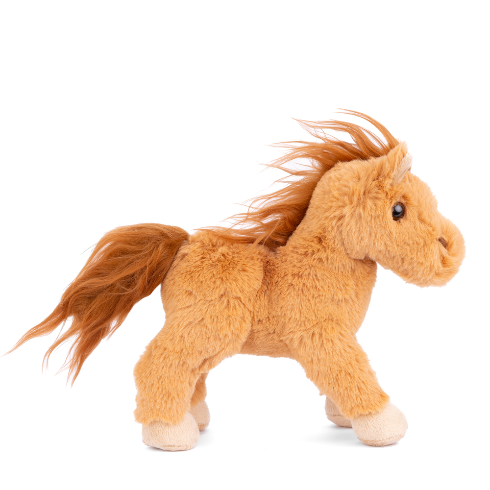 BUKOWSKI BEARS Bukowski Bears Baby Chocolate Pony flowing mane and tail with cream-colored hooves img 2/2