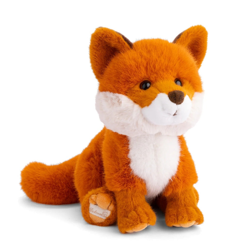 Bukowski Bears Sweet Clever Fox plush toy, orange fur with white chest, soft stuffed animal