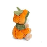 Bukowski Bears Ziggy Pumpkin stuffed animals - two orange pumpkins with green leaves, cozy welcoming companions.