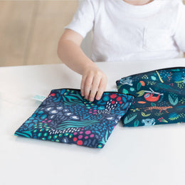 Bumkins Large Snack Bag 2pk All Together Now
