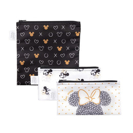 Bumkins Reusable Snack Bag 3pk Love Minnie