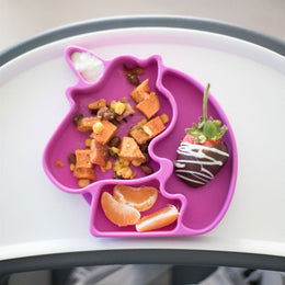 Bumkins Silicone Grip Dish Unicorn