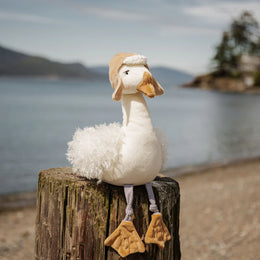 Bunnies By The Bay 12'' Avery The Aviator Snow Goose