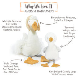 Bunnies By The Bay 12'' Avery The Aviator Snow Goose