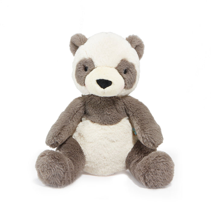 Panda plush stuffed animal by Bunnies By The Bay, 16 inches, brown and cream fur