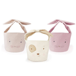 Bunnies By The Bay Bun Bun Bunny Basket Cream