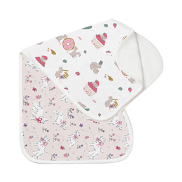 Nest Designs Bamboo Cotton Muslin Burp n' Bib 2-Pack