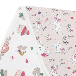 Nest Designs Bamboo Cotton Muslin Burp n' Bib 2-Pack