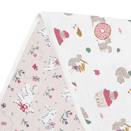 Nest Designs Bamboo Cotton Muslin Burp n' Bib 2-Pack