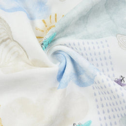 Nest Designs Bamboo Cotton Muslin Burp n' Bib 2-Pack