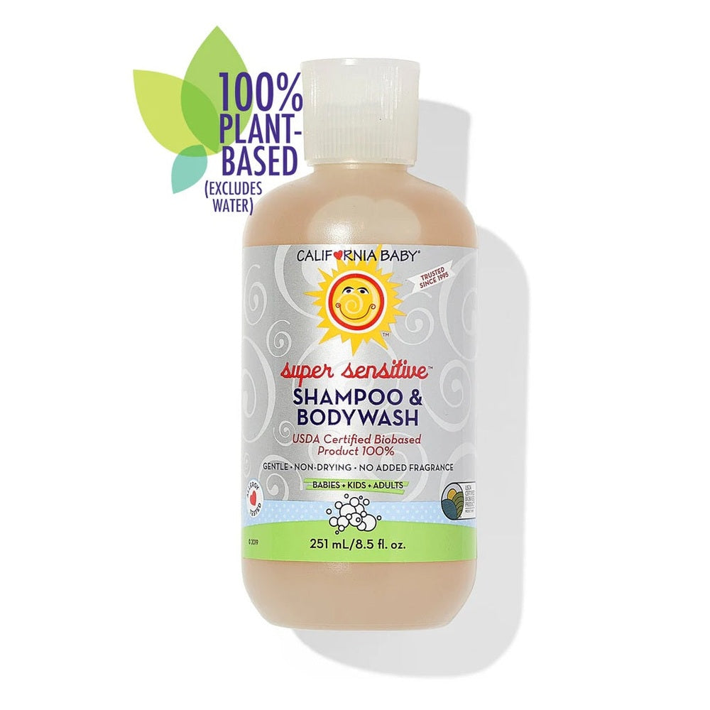 California Baby Super Sensitive Shampoo & Bodywash (No Fragrance)