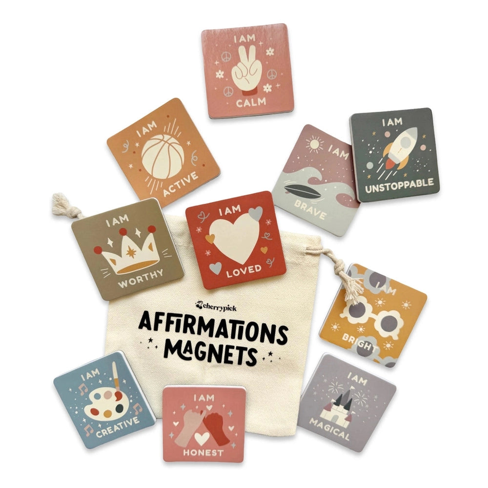 Cherrypick Affirmations Magnets - Soft Foam Magnetic Set