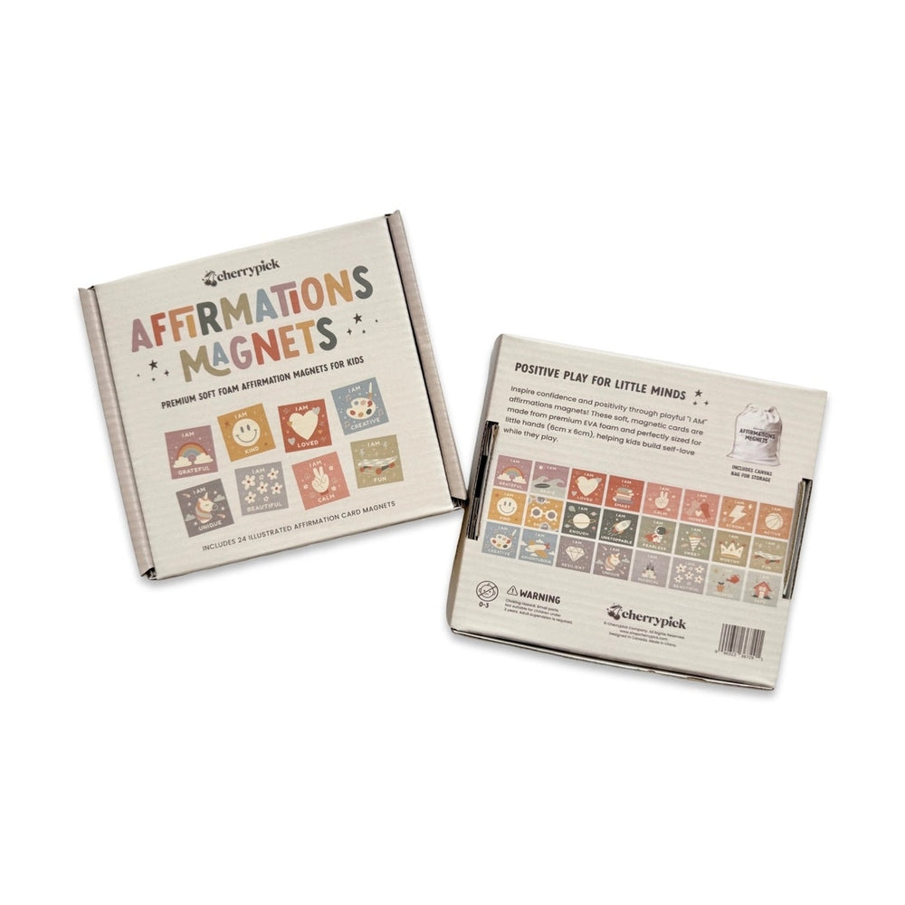 Cherrypick Affirmations Magnets Soft Foam Magnetic Set in Multicolor