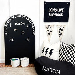 Cherrypick Canvas Pennant Flag - Kids Decor