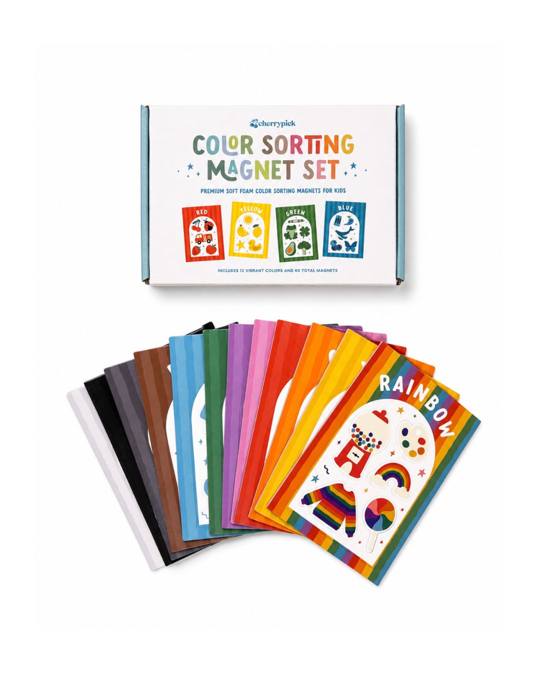 Cherrypick Color Sorting Magnet Set 60-Piece
