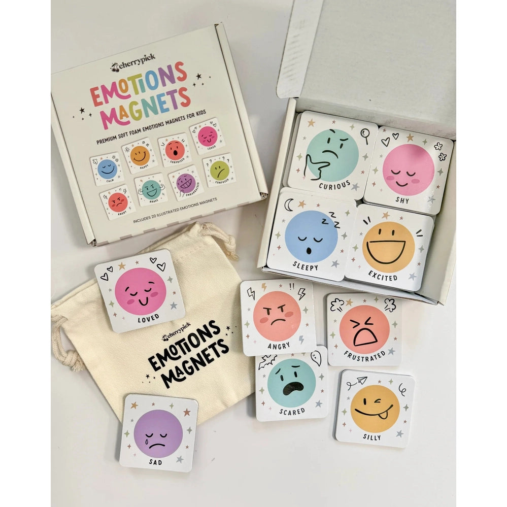 Cherrypick Emotions Magnets Soft Foam Magnets 20pc Set