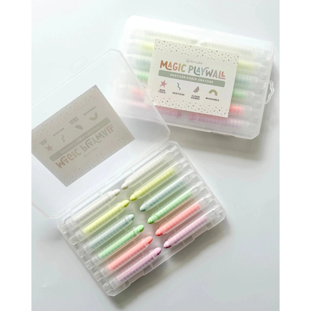 Cherrypick Dustless Chalk Crayons (Box of 12)