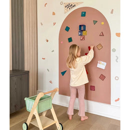 Cherrypick Jumbo Magic Playwall - Arch Magnetic Wall Decal For Kids
