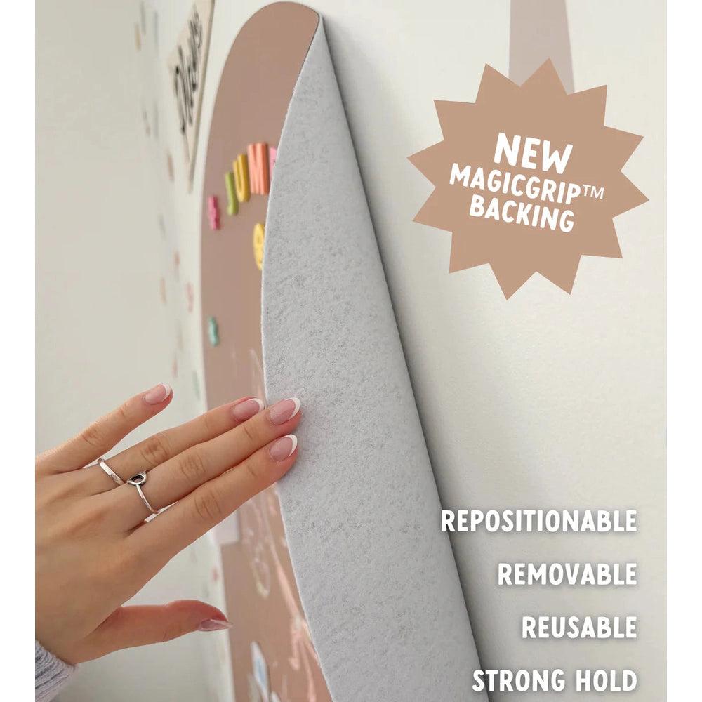 Cherrypick Jumbo Magic Playwall Arch Magnetic Wall Decal in Blush Pink