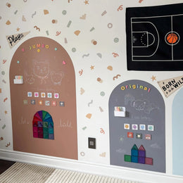 Cherrypick Jumbo Magic Playwall - Arch Magnetic Wall Decal For Kids