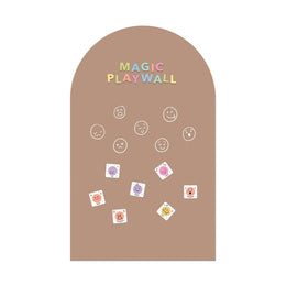 Cherrypick Jumbo Magic Playwall - Arch Magnetic Wall Decal For Kids