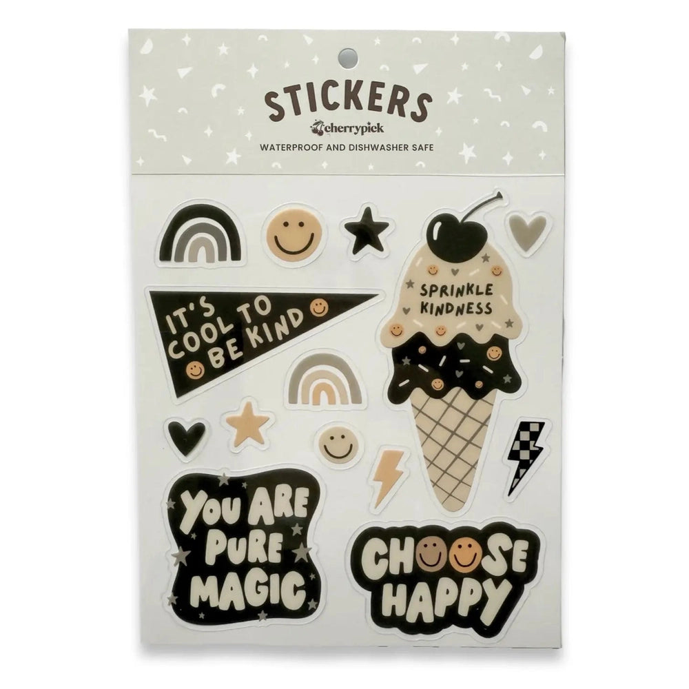 Cherrypick Kindness Waterproof Sticker Sheet