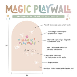 Cherrypick Magic Playwall Arch Magnetic Wall Decal For Kids