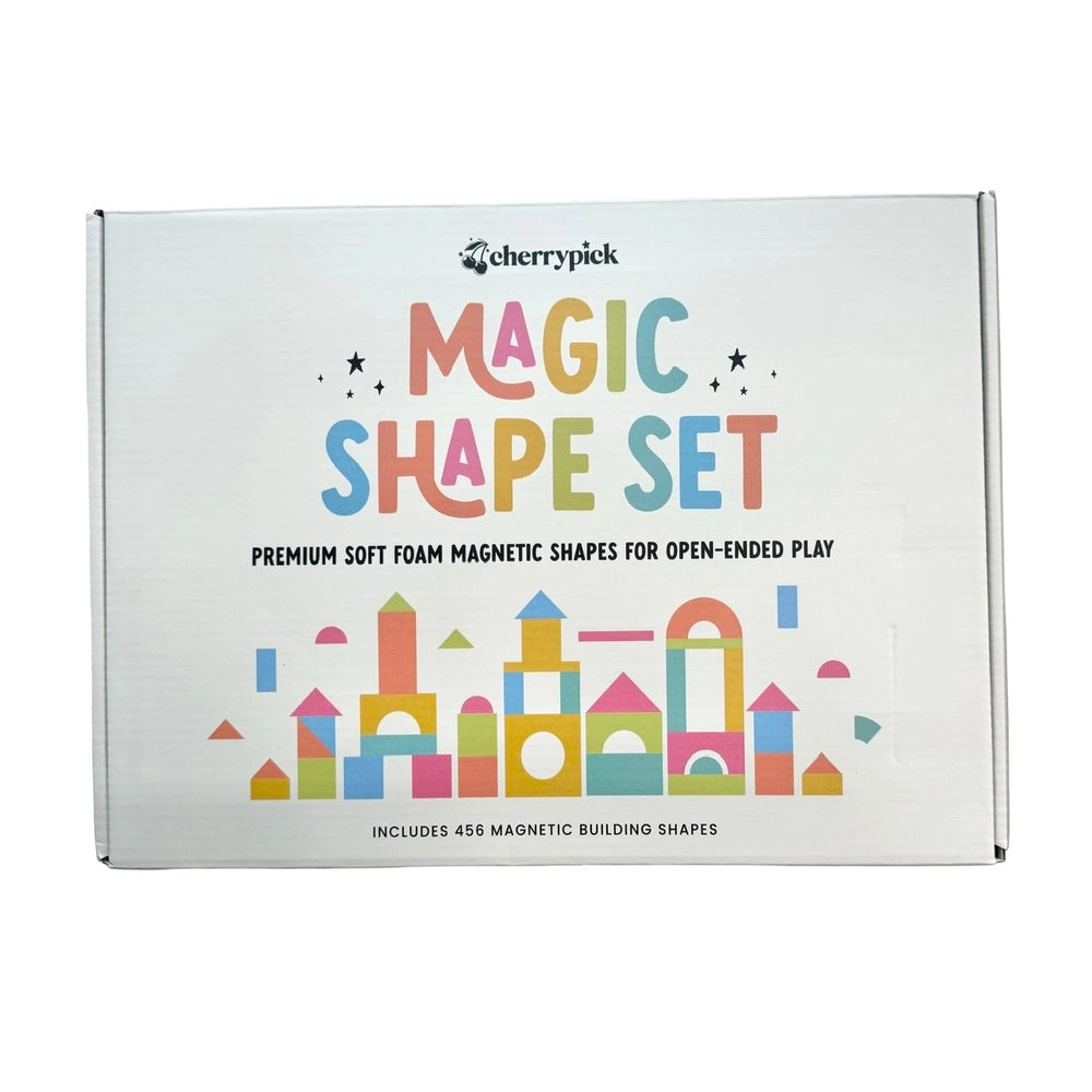 Cherrypick Magic Shape Set Soft Foam Magnetic Shapes For Building and Play