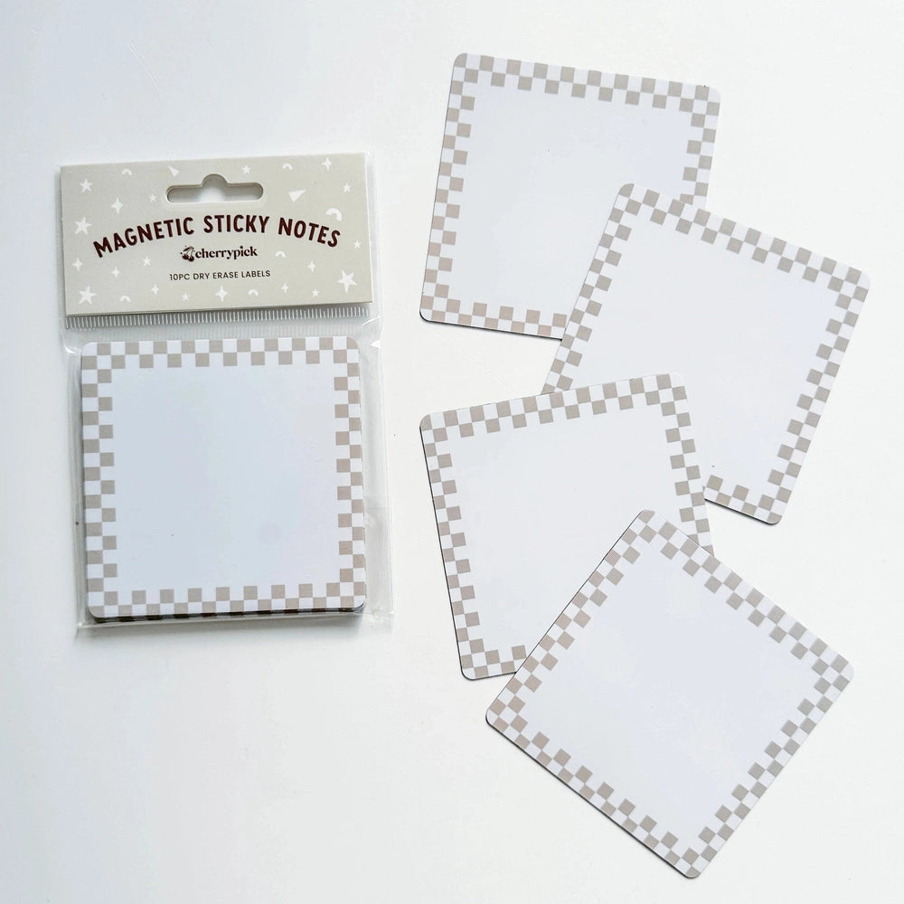 Cherrypick Magnetic Sticky Notes 10pc Dry Erase Labels