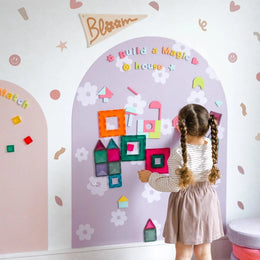 Cherrypick Mega Magic Playwall - Arch Magnetic Wall Decal For Kids