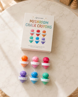 Cherrypick Mushroom Chalk Crayons 6-Piece
