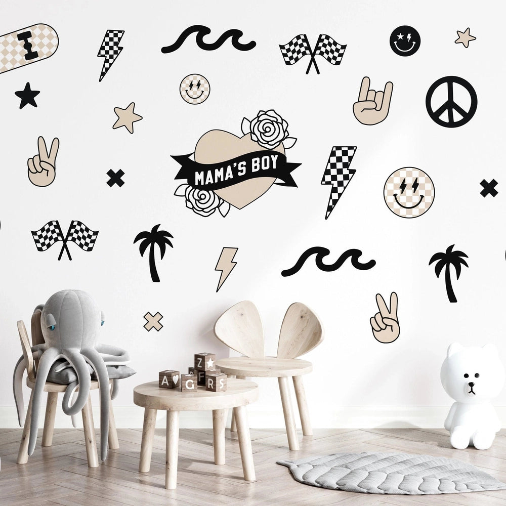 Cherrypick Peel & Stick Fabric Wall Stickers, product view 5