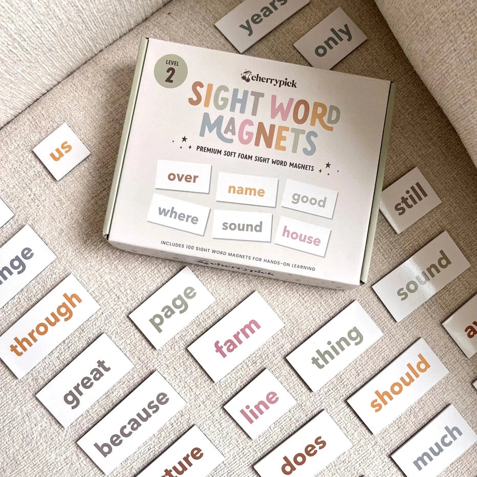 Cherrypick Sight Word Magnets For Early Reading & Literacy