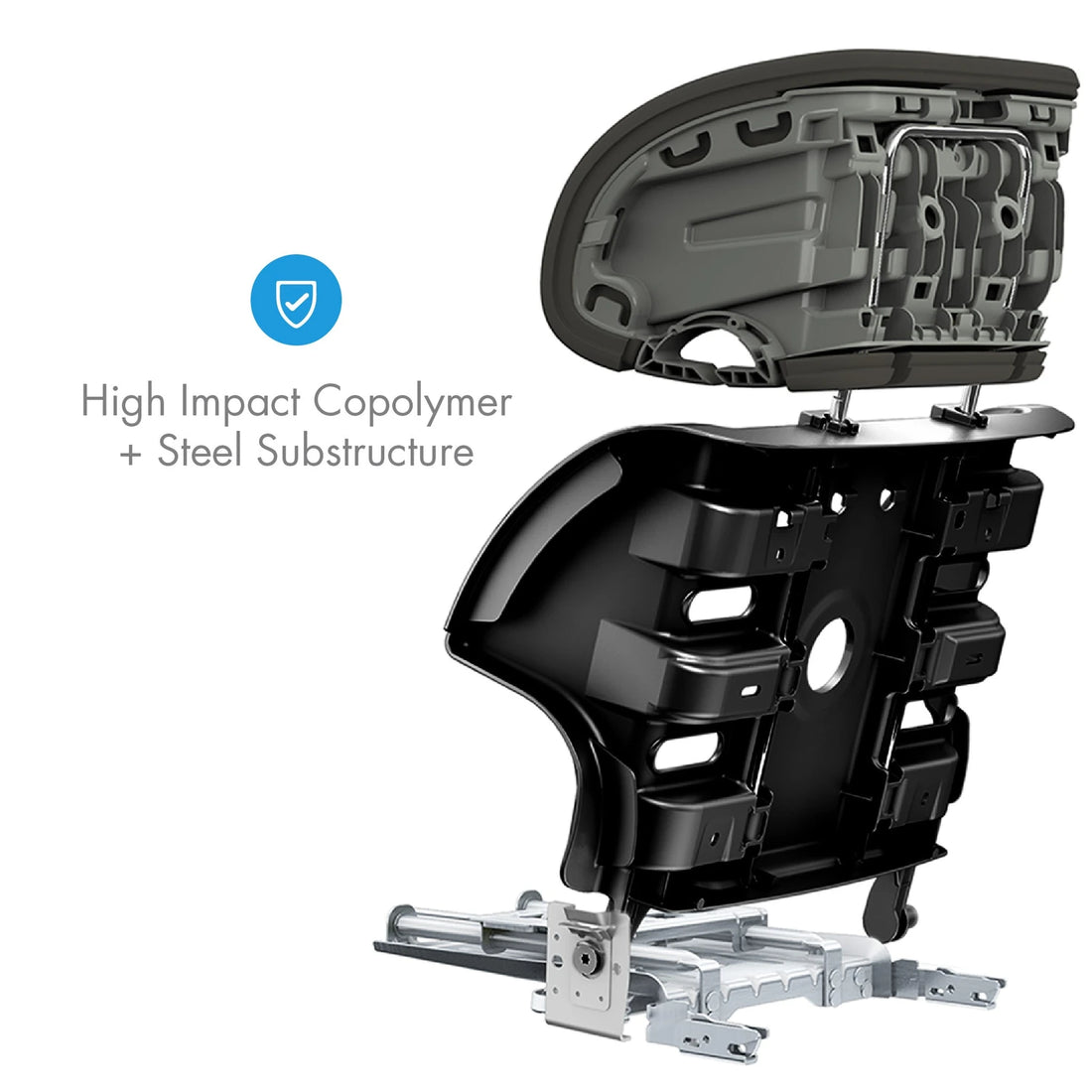 Clek Boost Seat Oobr — Feature Copolymer Metal Subframe