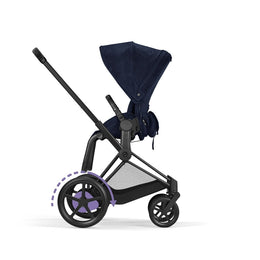 Cybex Platinum e-Priam 3 Stroller Limited Edition - Rebellious Luxury Denim Blue