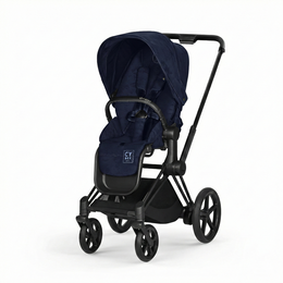 Cybex Platinum Priam 4 Stroller Limited Edition - Rebellious Luxury Denim Blue