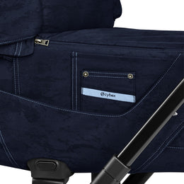 Cybex Platinum Priam Carry Cot Limited Edition - Rebellious Luxury Denim Blue