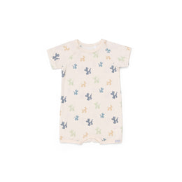 Coccoli Infant Cotton TENCEL™ Modal Romper Dogs Balloons on Whisper