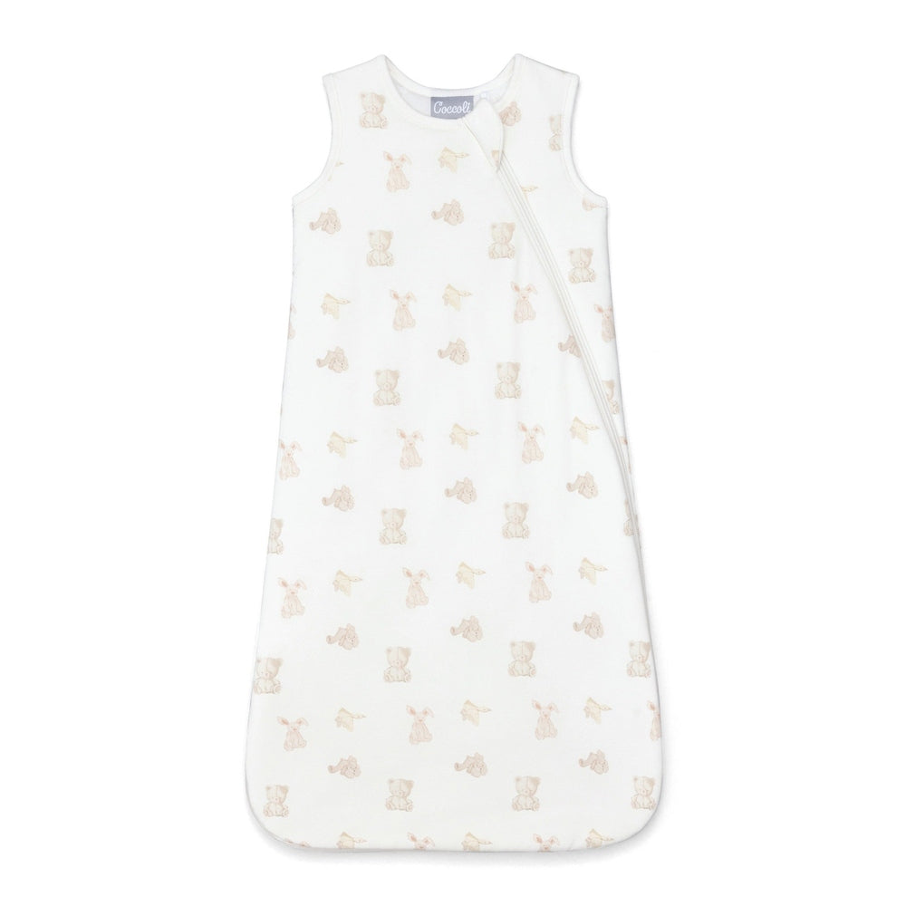 Coccoli Infant Cotton TENCEL™ Modal Sleepsack 1.5 Togs Teddies on Cream