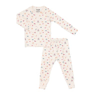 Coccoli Kid Girl Long Sleeve Cotton TENCEL™ Modal Pyjama Beach on Whisper