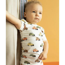 Coccoli Kid Jeeps Cotton TENCEL™ Modal Short Pajamas
