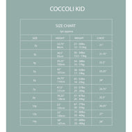 Coccoli Kid Short Sleeve Cotton TENCEL™ Modal Pyjama Trucks on Whisper