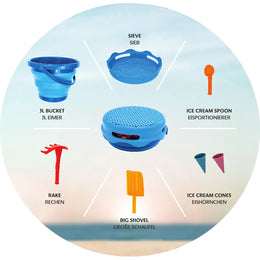 Compactoys 7 In 1 Sand Toys 18M+