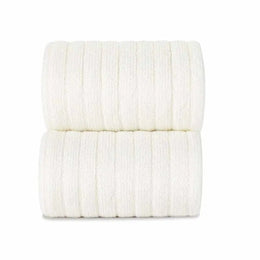 Condor Basic Rib Knee High Socks Cream
