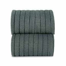 Condor Basic Rib Knee High Socks Lichen Green