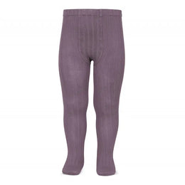 Condor Basic Rib Tights Amethyst