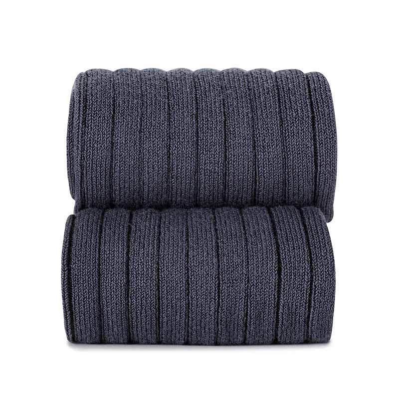 Condor Basic Rib Tights Carbon Coal two-pack of charcoal rib-knit baby tights, neatly stacked.