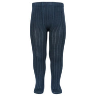 Condor Basic Rib Tights Lapis